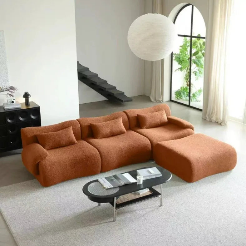 Wagrex 2-Zits Fluwelen Design Bankstel Stof – Mustafa