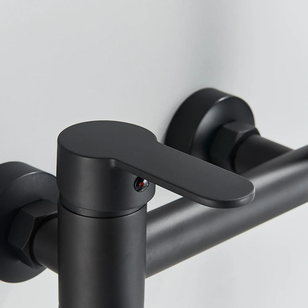 Moderne Badmengkraan met Handdouche - Messing