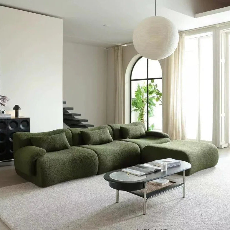 Wagrex 2-Zits Fluwelen Design Bankstel Stof – Mustafa