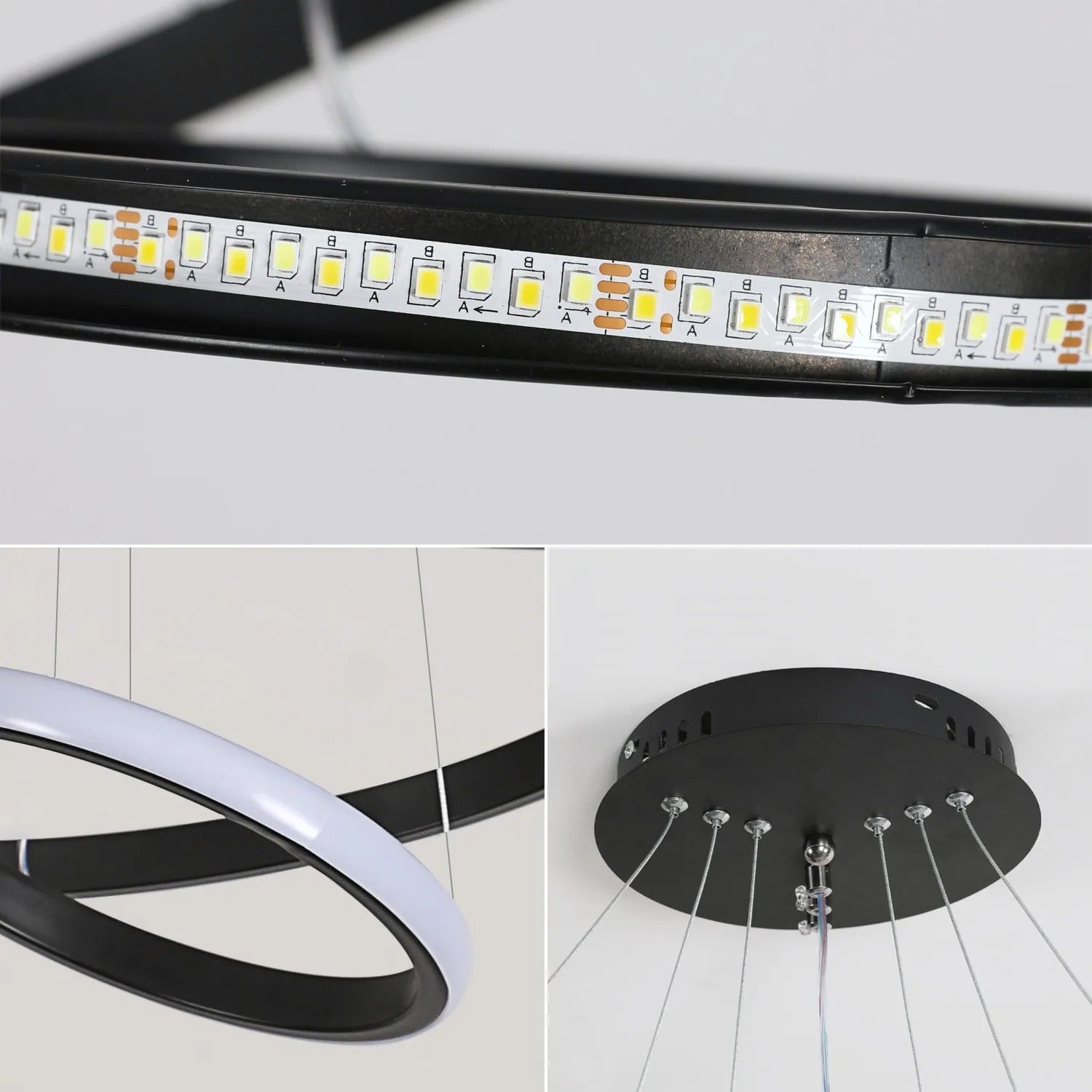 Moderne LED hanglamp met meerdere ringen