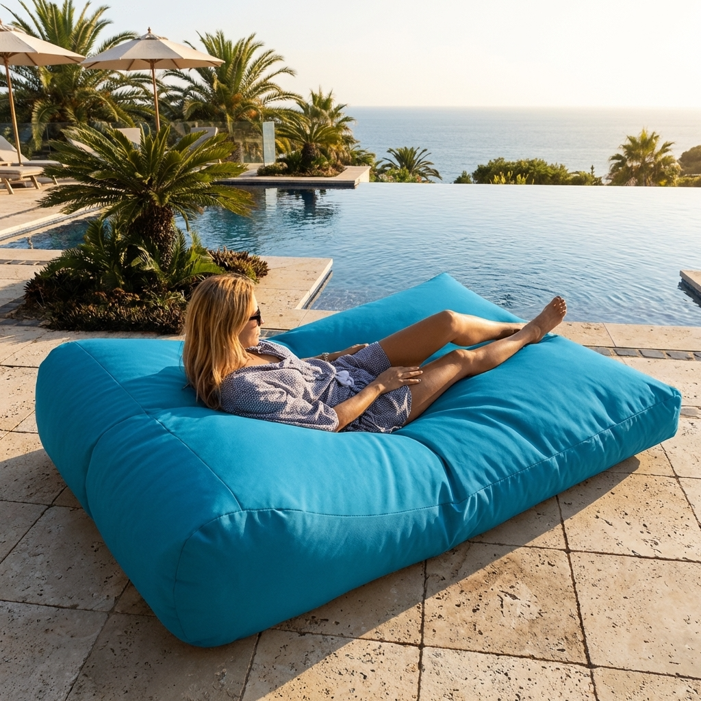 Wagrex - Ligbed Tuin Chaise Longue Zitzak