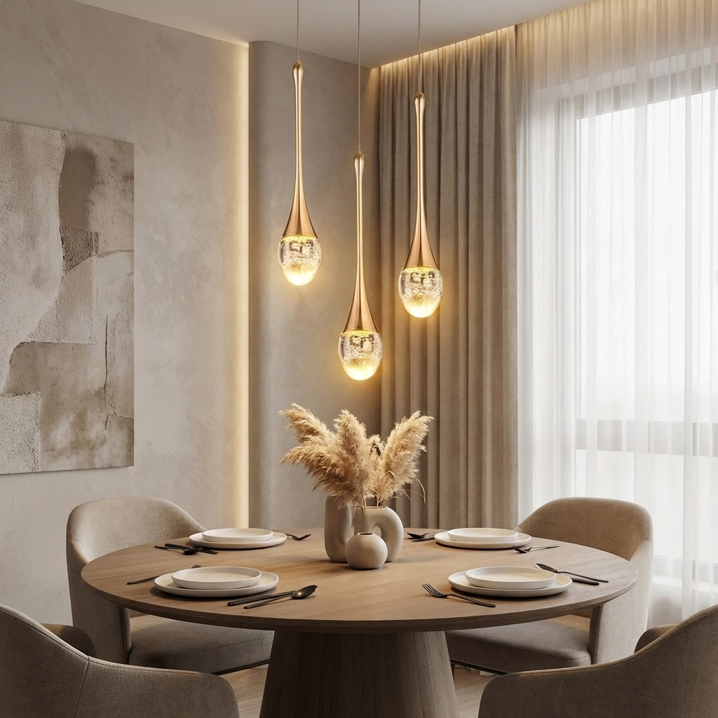 Moderne Bellen Kristallen Hanglamp — 1, 2 of 3 Koppen