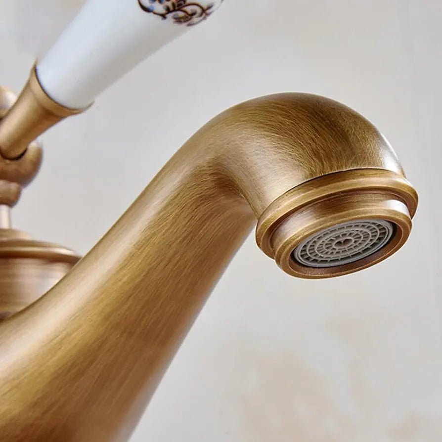 Klassieke Wastafelkraan van Messing met Enkele Handgreep - Act Design Shop