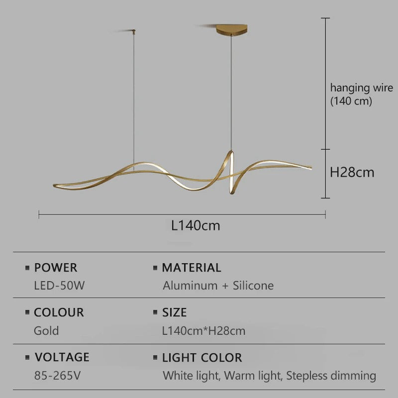 Nestik Moderne LED hanglamp voor eetkamer