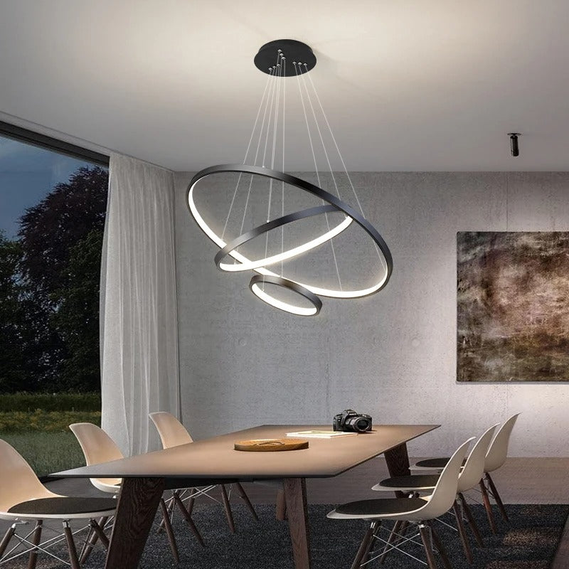 Moderne LED hanglamp met meerdere ringen