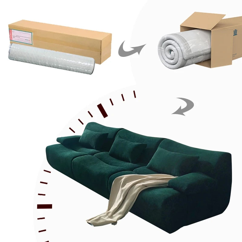 Majestic 3-zits schuimbank