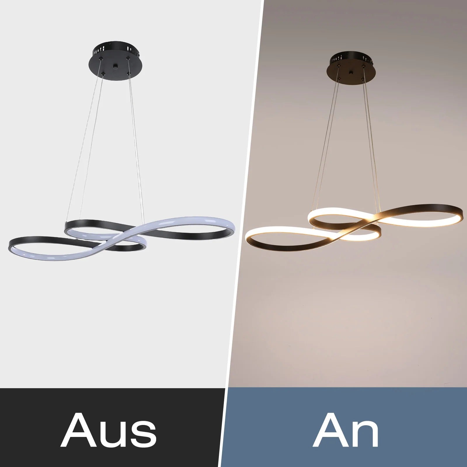 Moderne LED Hanglamp Ringen – Verstelbaar en Dimbaar