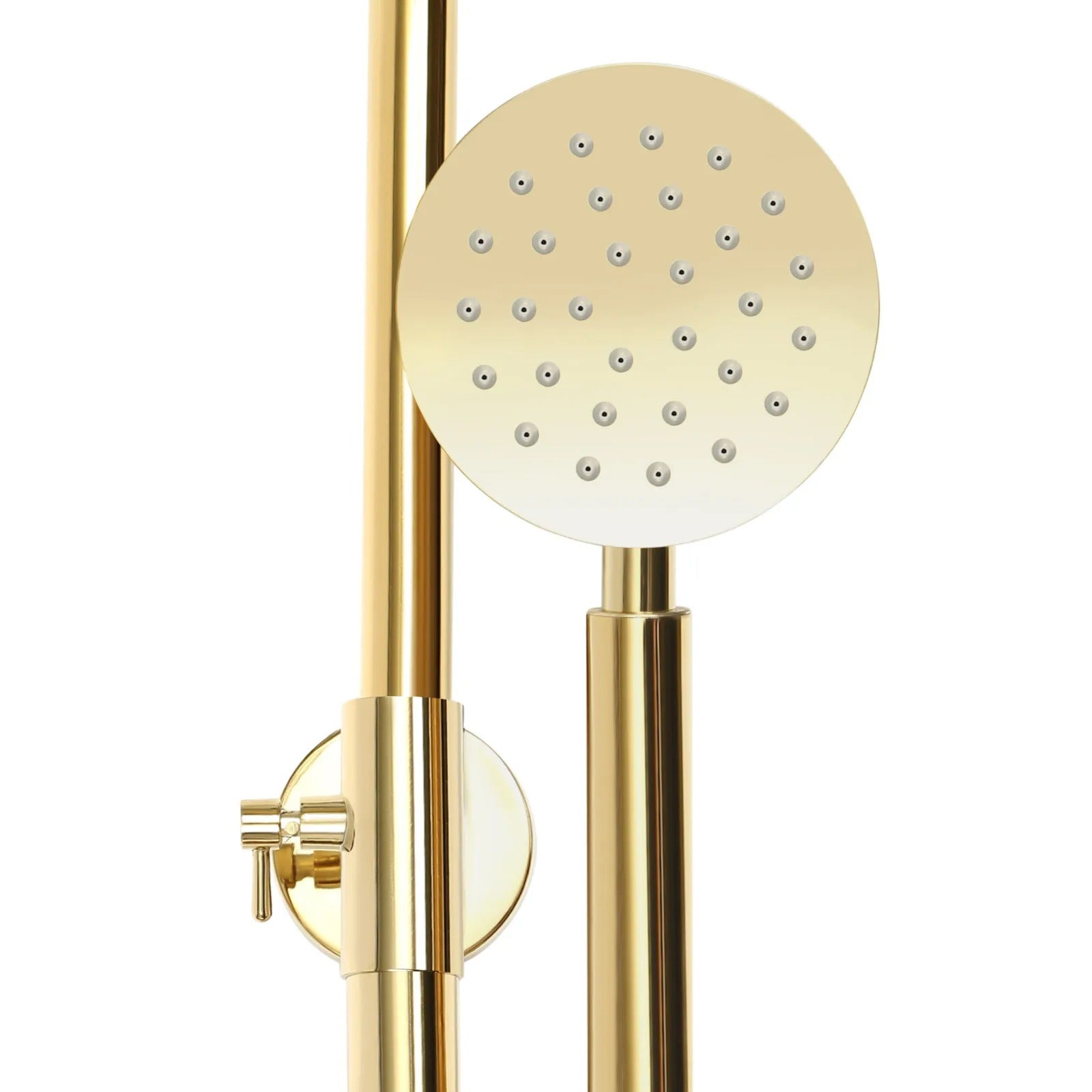 Luxe messing gouden Regenval douche set met Thermostatische Mengkraan