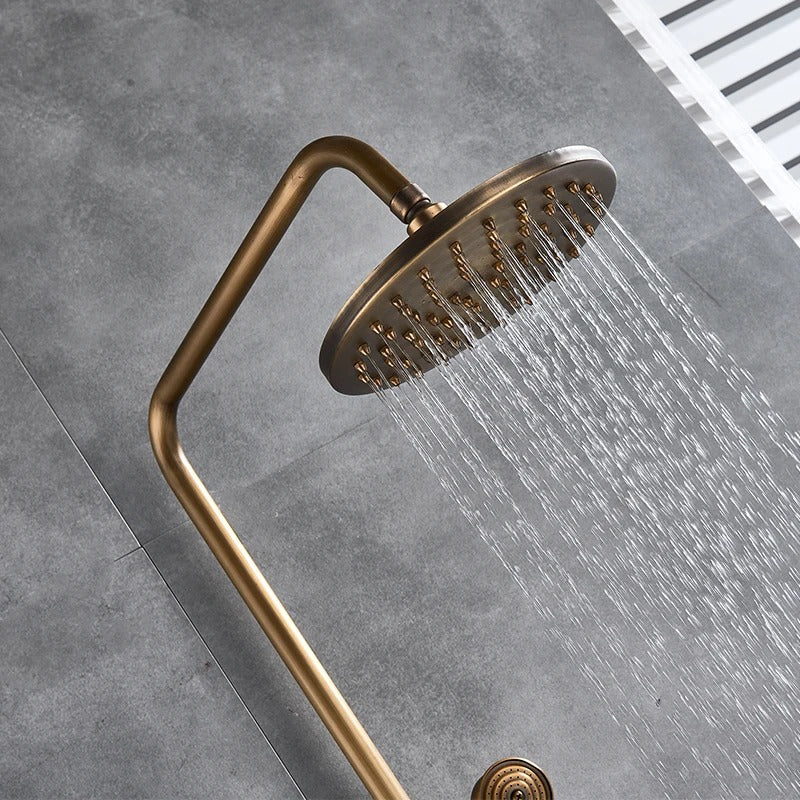 Rain Shower Brass Shower Faucet – Thermostatic Adjustable
