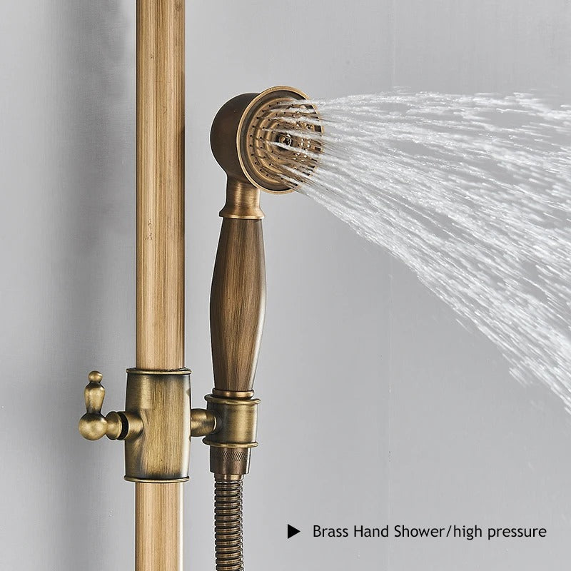 Regendusche Messing Duscharmatur – Thermostatisch Einstellbar