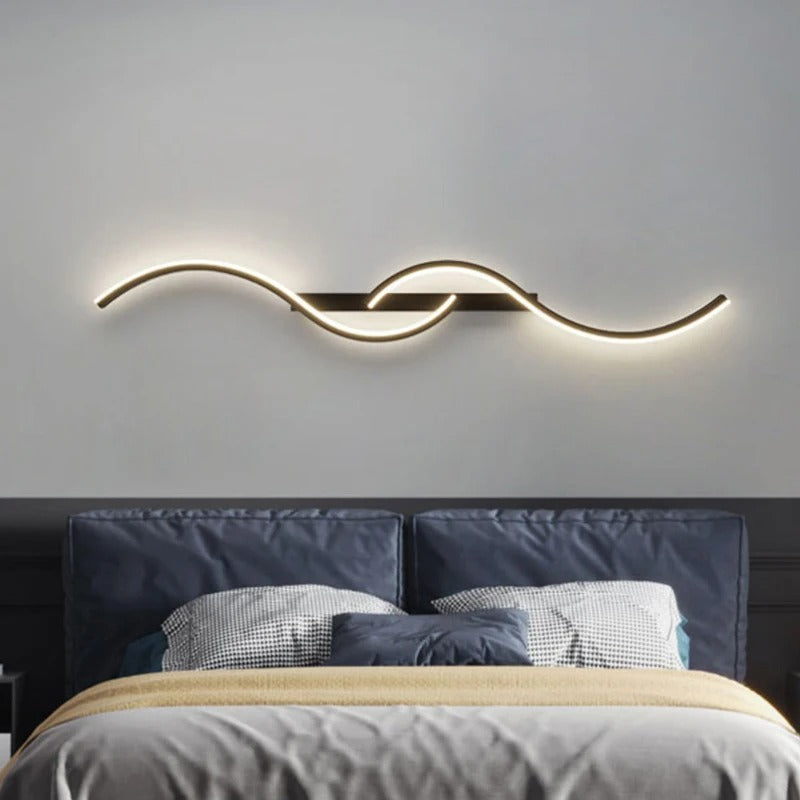 Moderne LED-wandlamp - Minimalistische striplamp