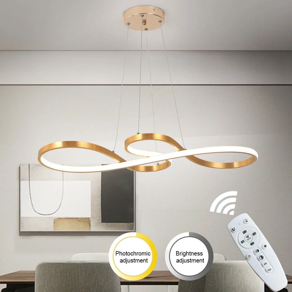 Moderne LED Hanglamp Ringen – Verstelbaar en Dimbaar