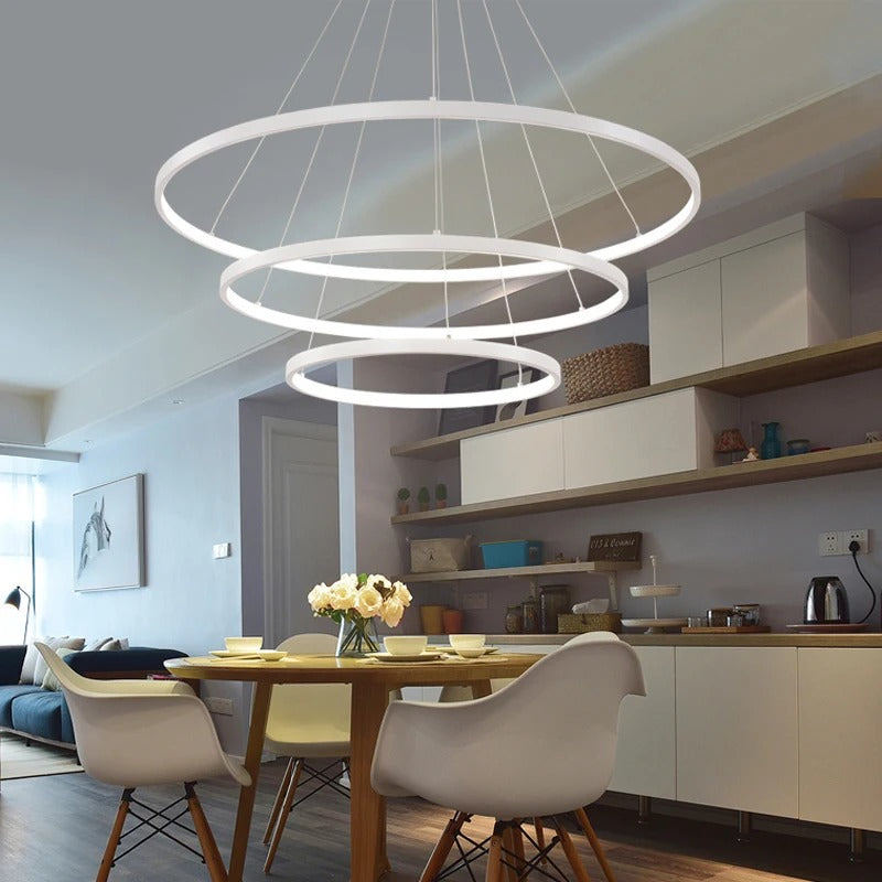 Moderne LED hanglamp met meerdere ringen