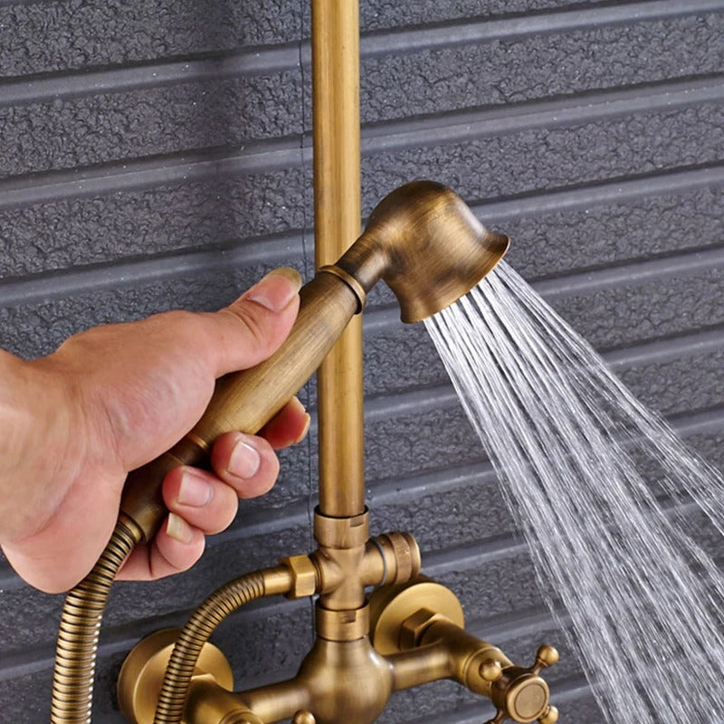 Rain Shower Brass Shower Faucet – Thermostatic Adjustable