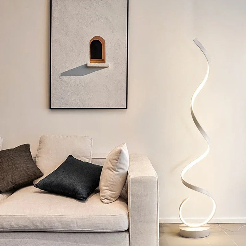 Staande lamp woonkamer design - Moderne LED vloerlamp