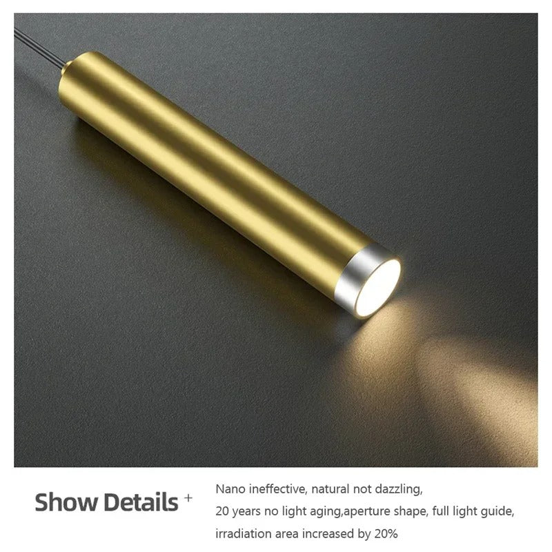 Moderne industriële LED hanglamp