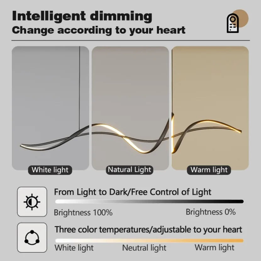 Nestik Moderne LED hanglamp voor eetkamer