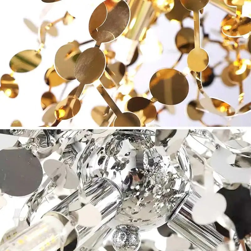 Moderne LED-kroonluchter – Metaal – 45x45cm