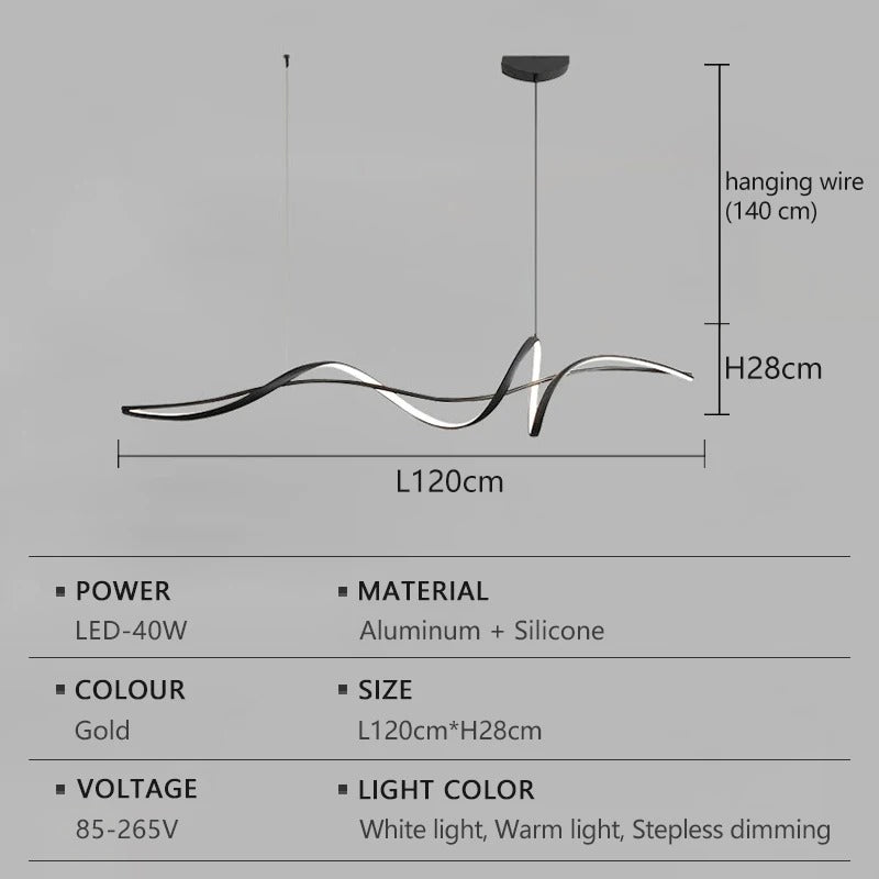 Nestik Moderne LED hanglamp voor eetkamer