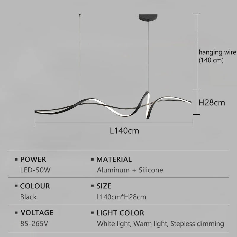 Nestik Moderne LED hanglamp voor eetkamer