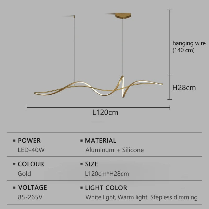 Nestik Moderne LED hanglamp voor eetkamer