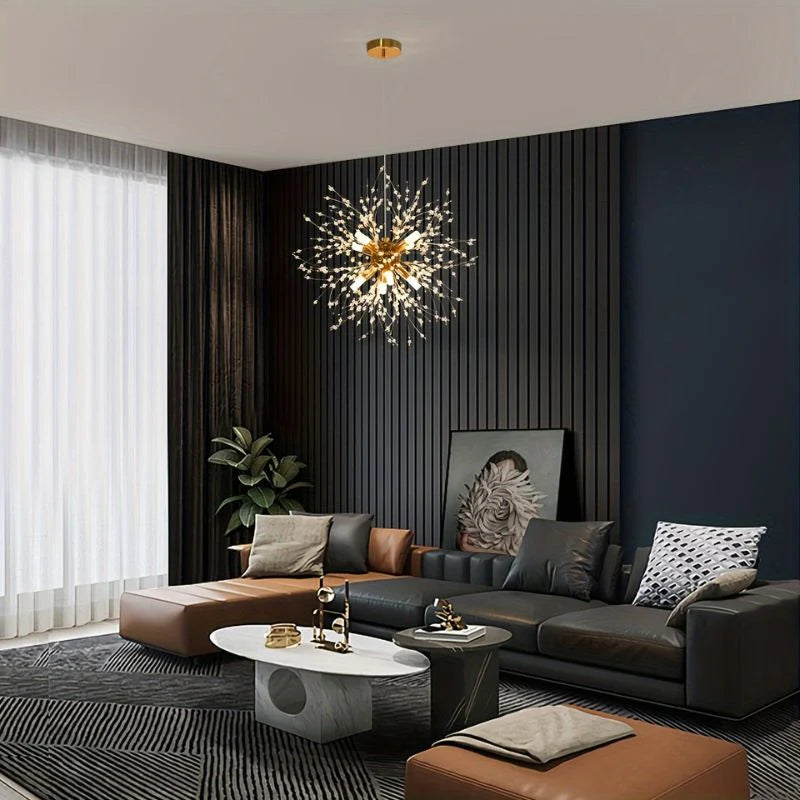 Paardenbloem Kristallen Kroonluchter Hanglamp