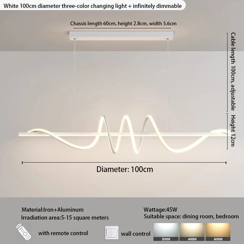 Modern LED Pendant Light – Hanging Lamp for Dining Table, Kitchen, Office - Act Design Shop