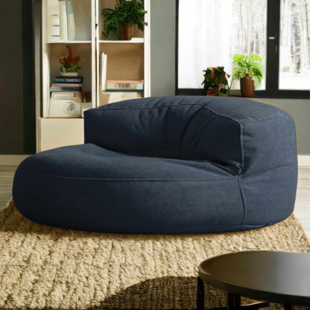 Zitzak Loveseat Rond Dik Chenille