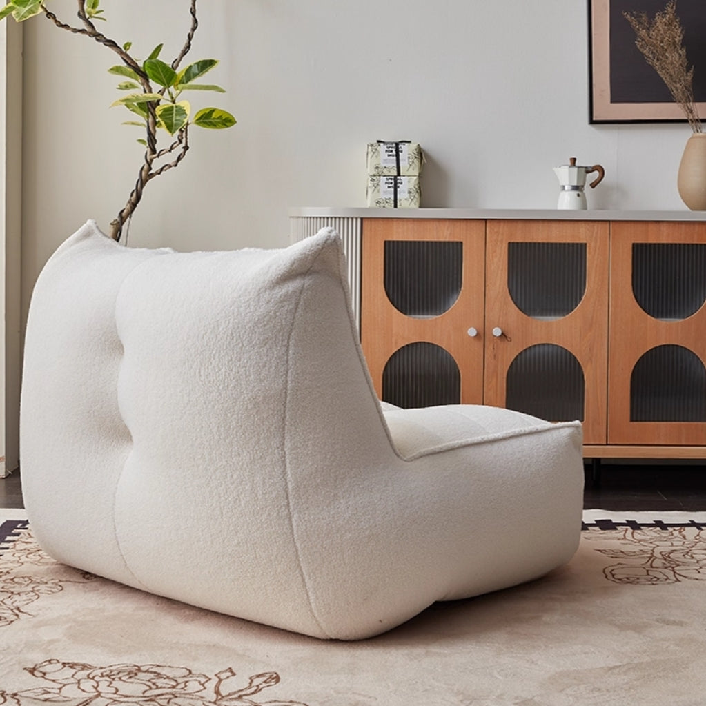 Wagrex Teddy Sitzsack Sessel – Stoff Lounge Relaxstuhl