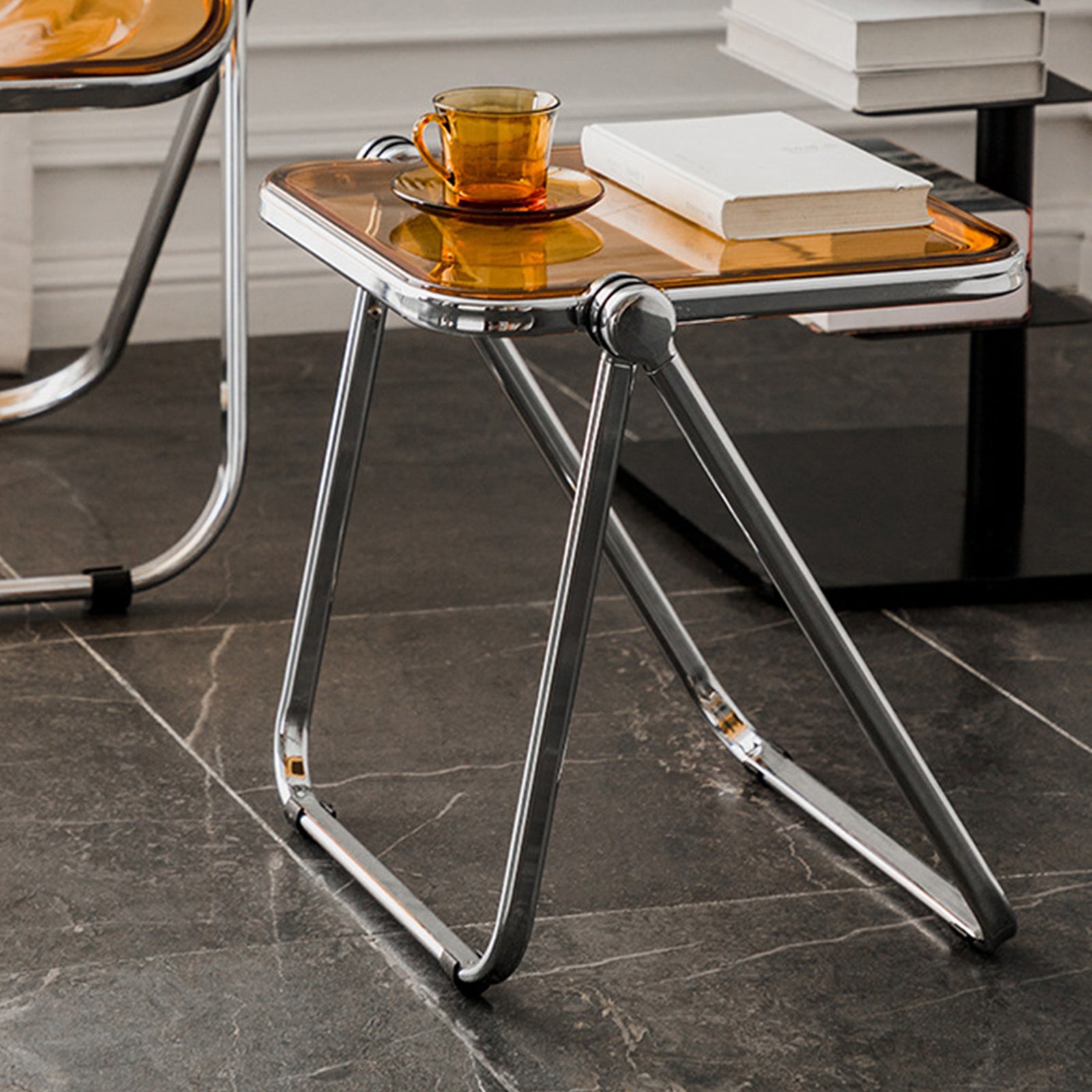 Beistelltisch aus Glas