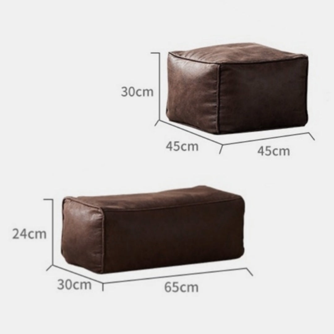 Wagrex - Zitzak Modern Rond Retro-Leer