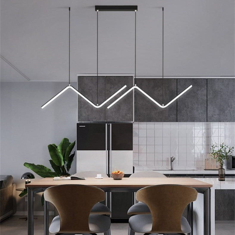 Moderne LED-Pendelleuchte | 90 cm Doppelarm-Design