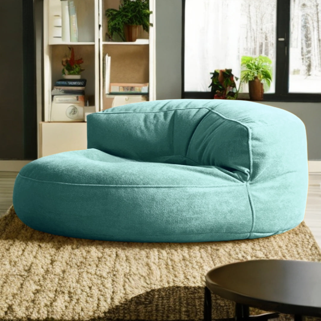 Zitzak Loveseat Rond Dik Chenille