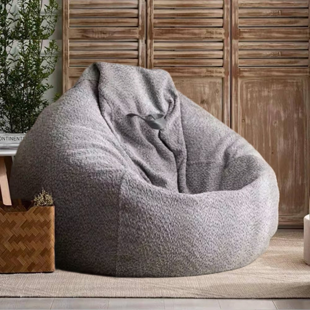 Flauschiger Sitzsack für Kinder und Erwachsene