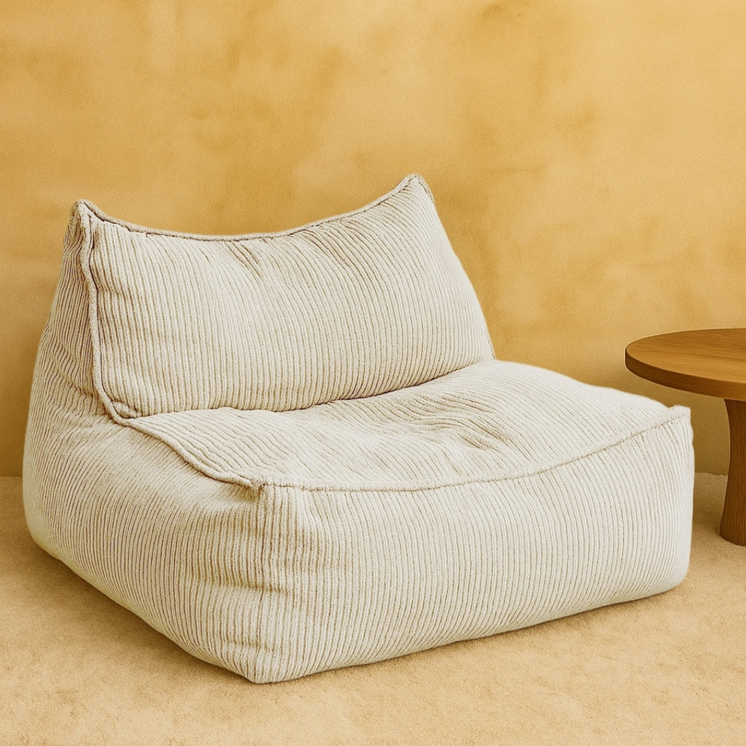 Zitzak fauteuil corduroy loveseat – Wagrex design zitzakstoel