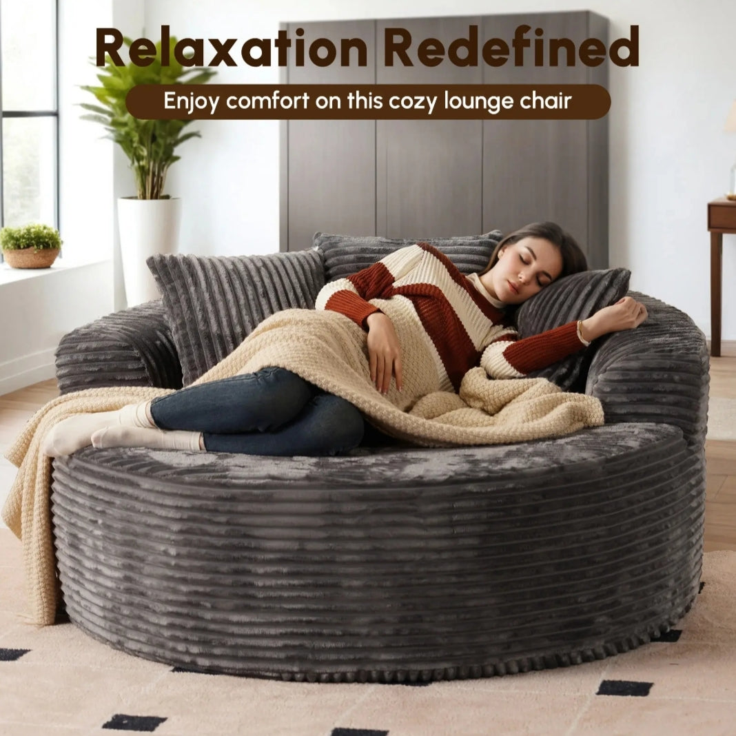 Loveseat zachte corduroy