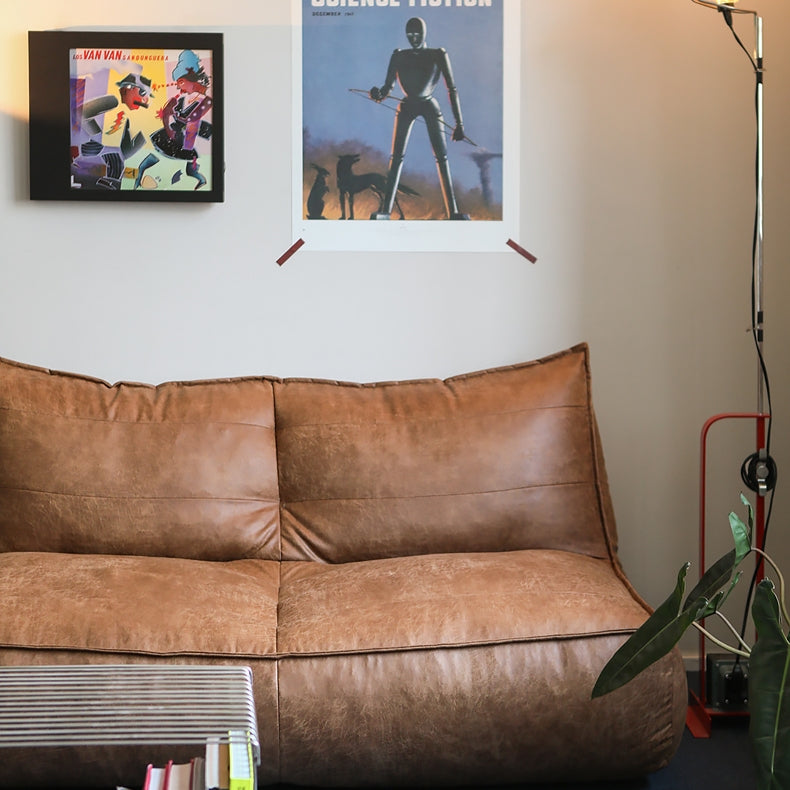 Wagrex - Couch Sitzsack Urban-Veloursleder