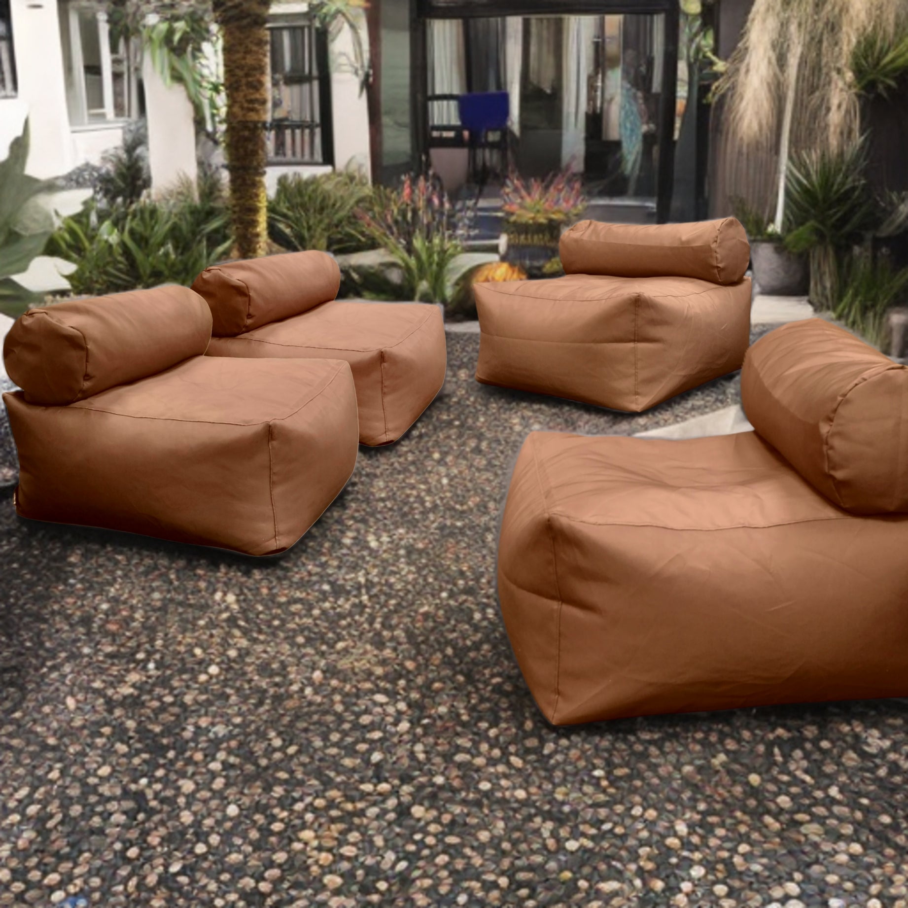 Waterproof Outdoor Zitzak Tuin Lounge Set