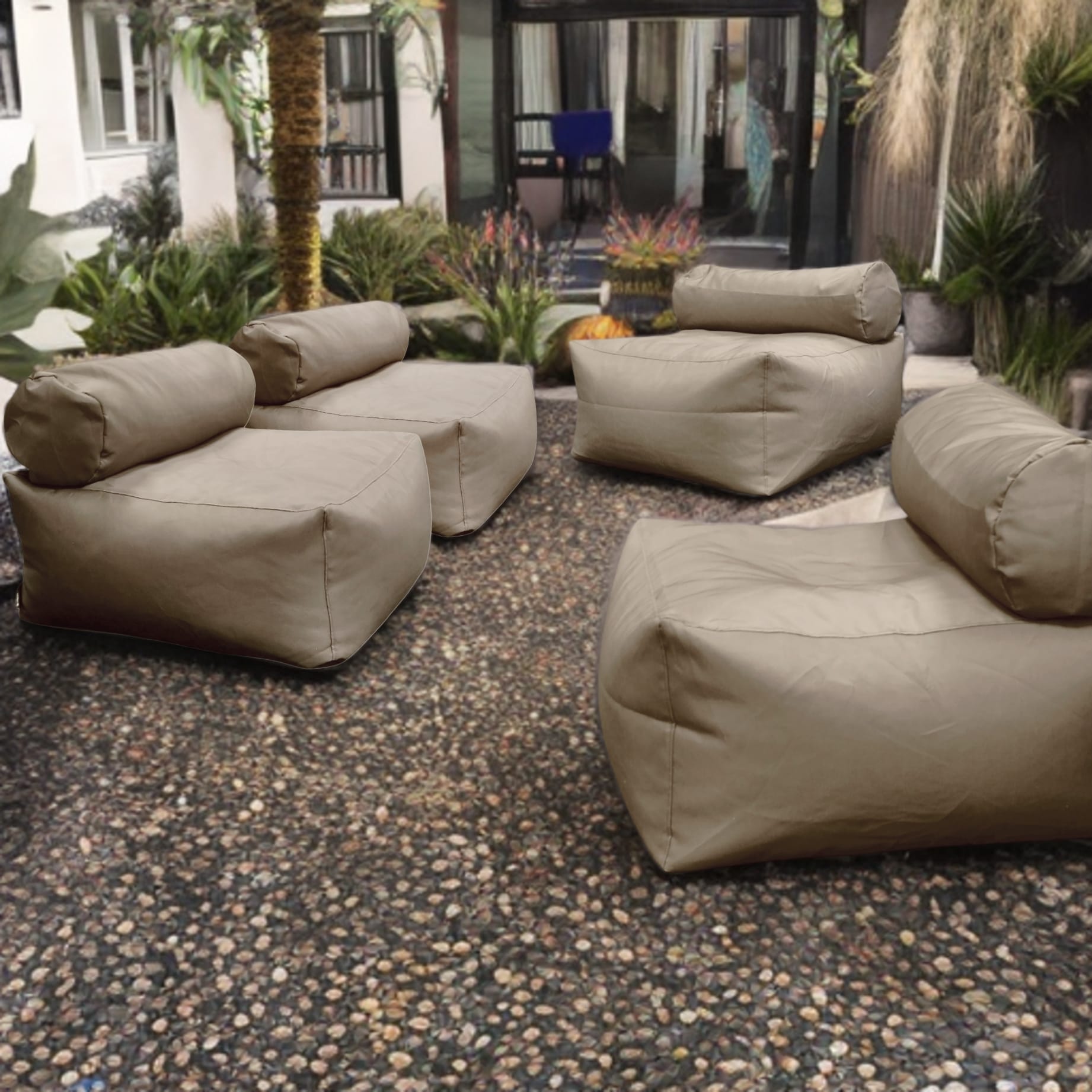 Waterproof Outdoor Zitzak Tuin Lounge Set