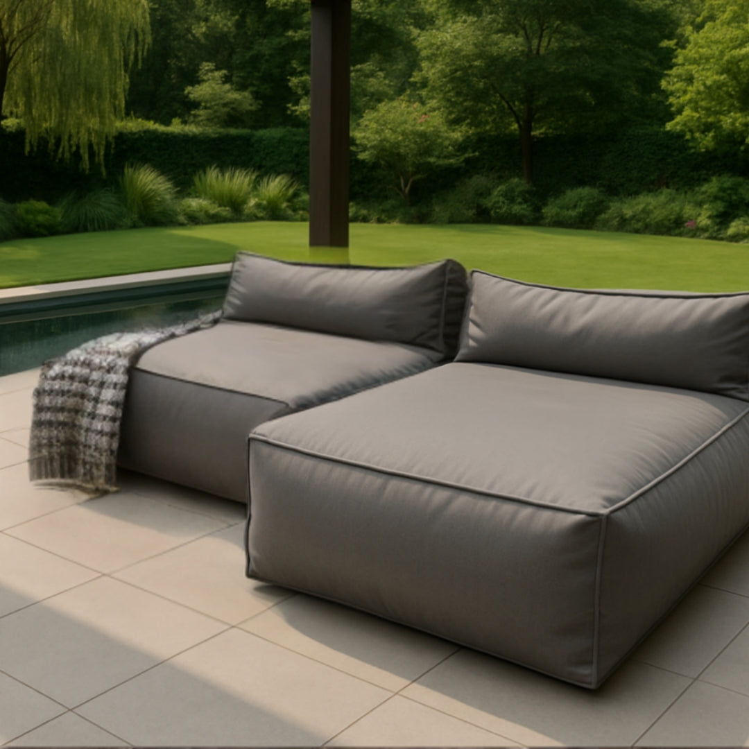 Wasserdichtes Outdoor-Beanbag-Lounge-Set 165x210cm