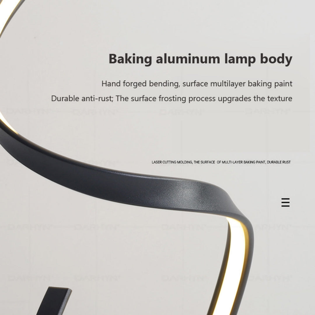 Staande lamp woonkamer design - Moderne LED vloerlamp