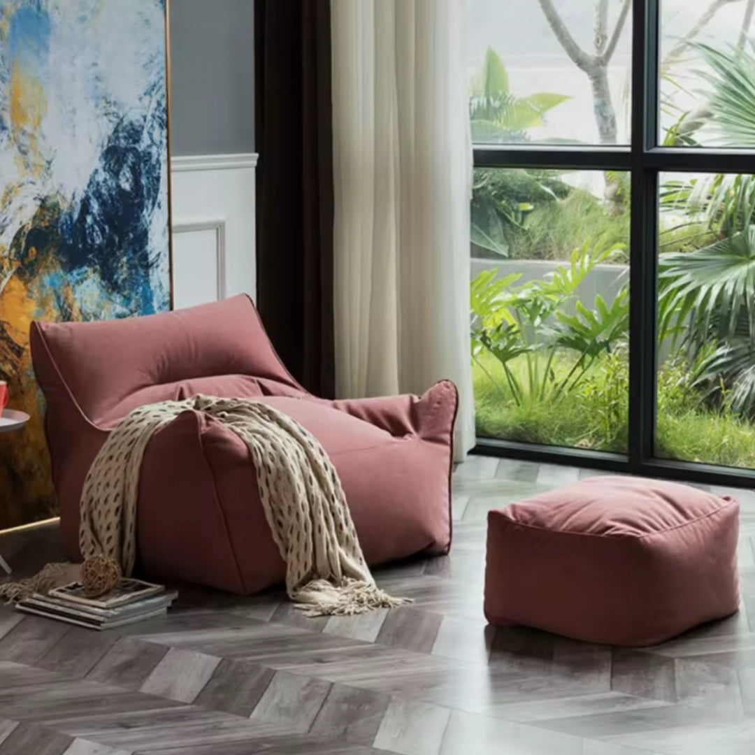 Beanbag Soft Velvet Chair seat