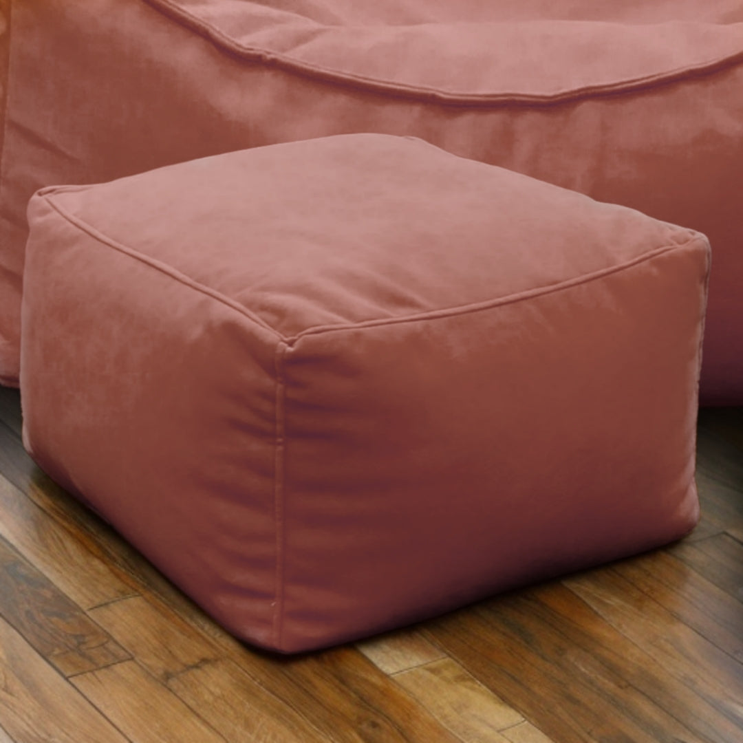 Sitzsackblöcke aus weichem Samt