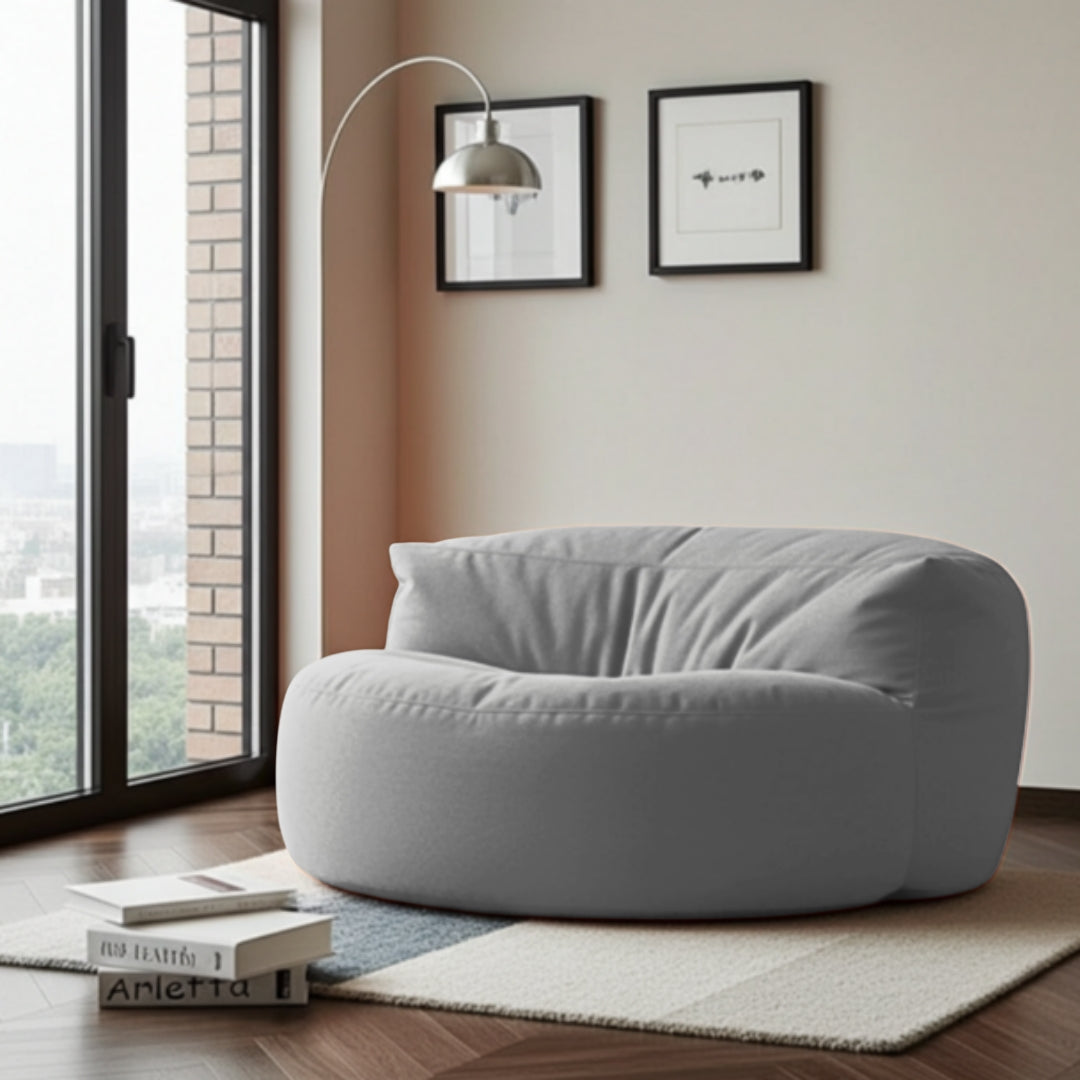 Wagrex - Zitzak Loveseat Zacht Fluwelen Stof