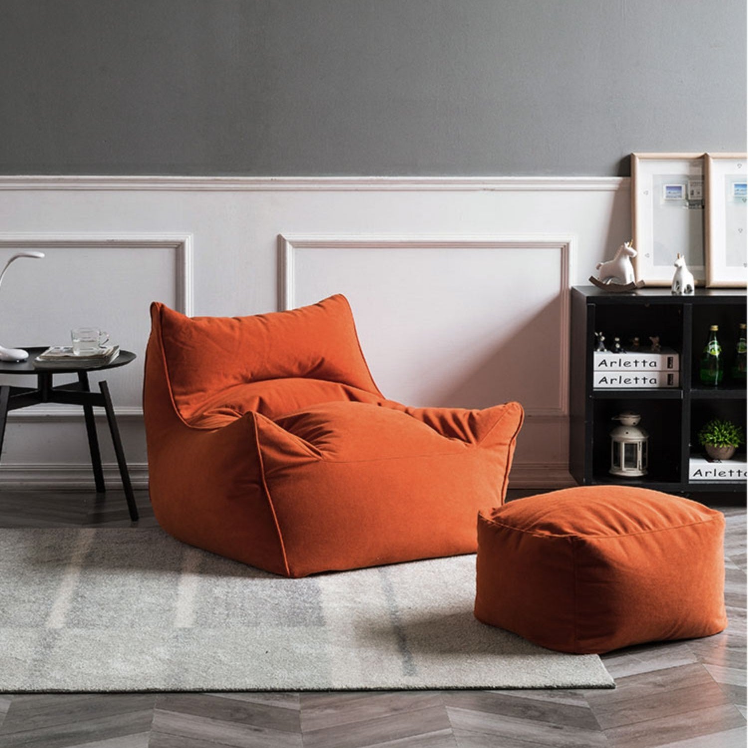 Beanbag Soft Velvet Chair seat