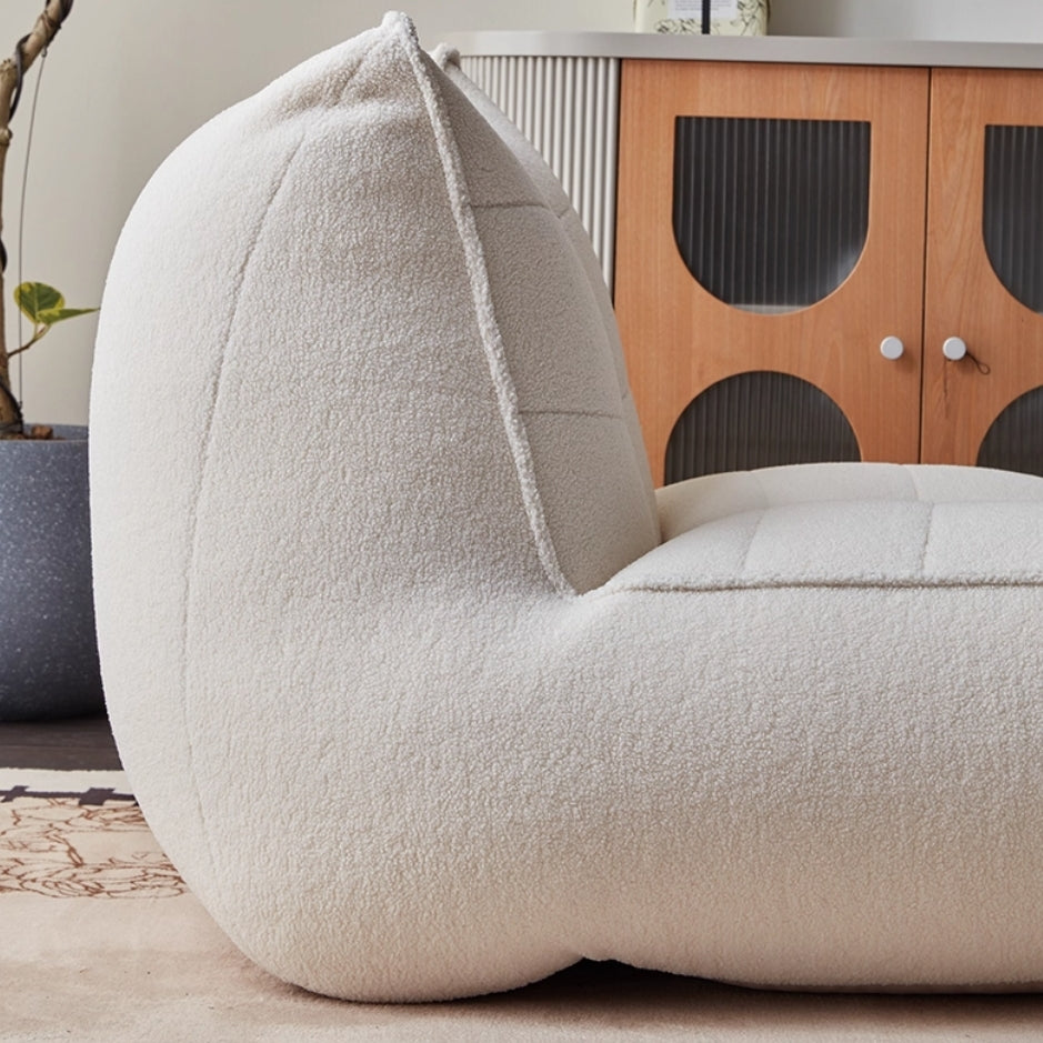 Wagrex Teddy Sitzsack Sessel – Stoff Lounge Relaxstuhl
