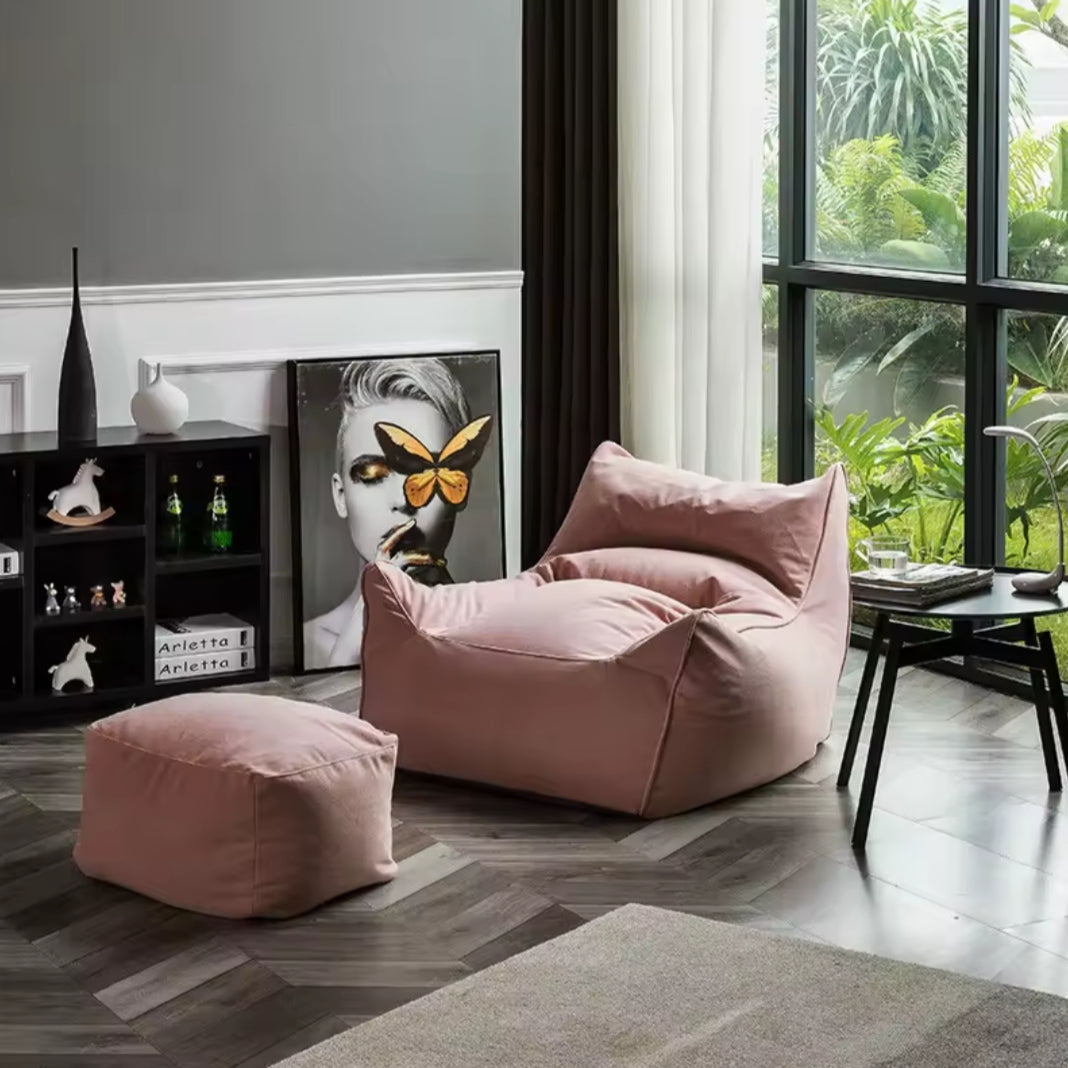 Beanbag Soft Velvet Chair seat