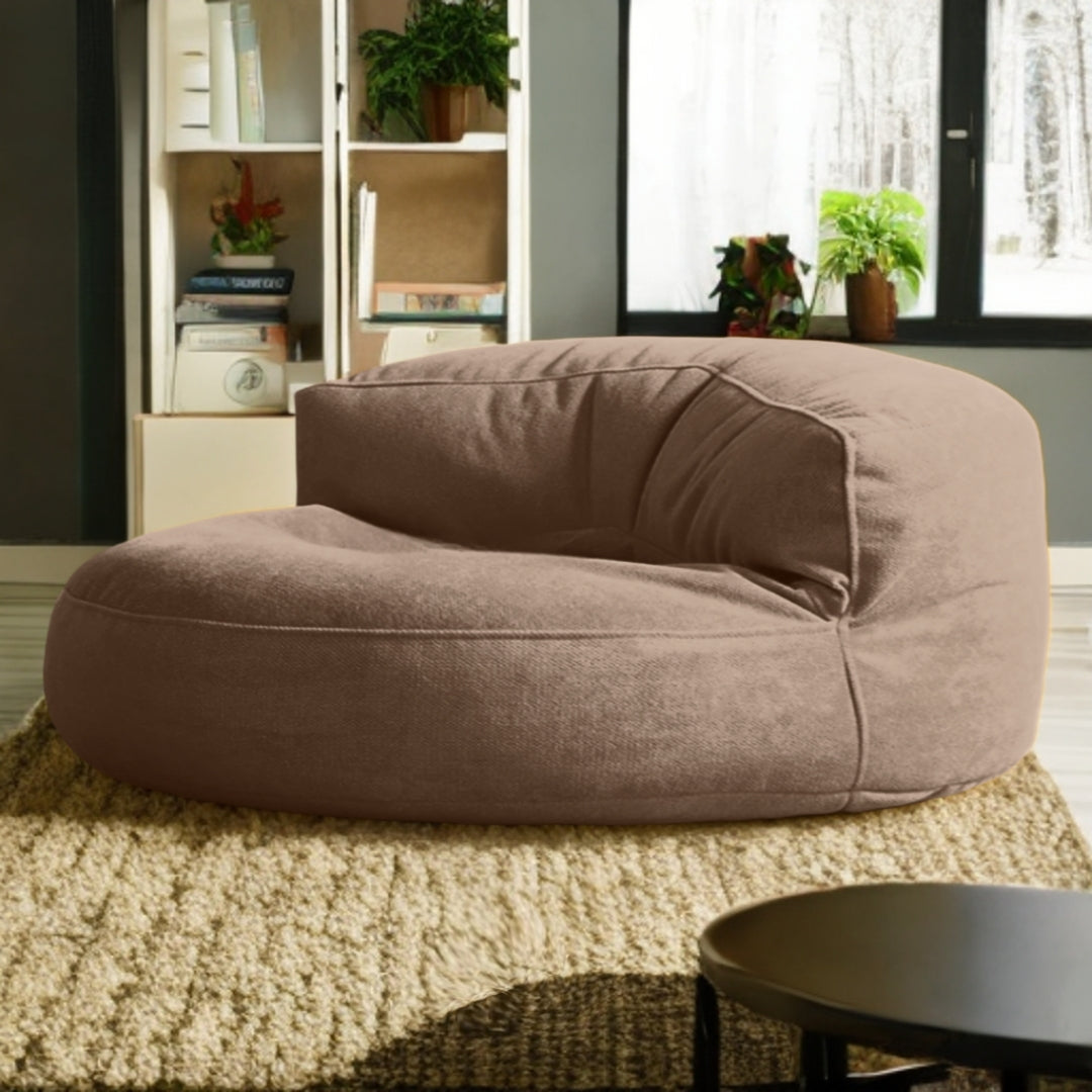 Zitzak Loveseat Rond Dik Chenille