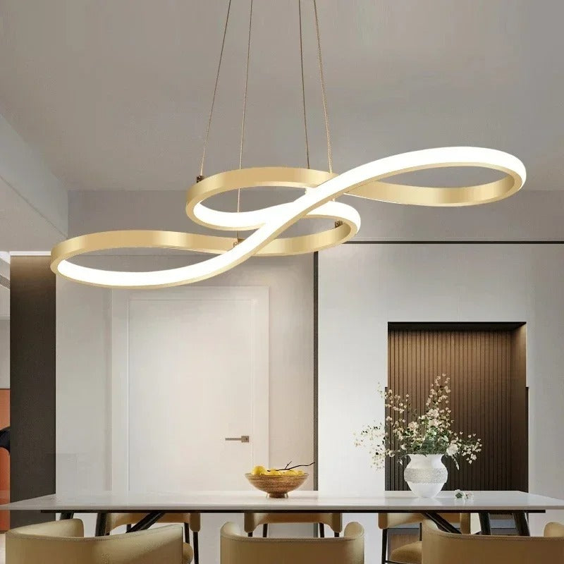 Moderne LED Hanglamp Ringen – Verstelbaar en Dimbaar