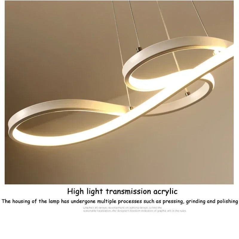 Moderne LED Hanglamp Ringen – Verstelbaar en Dimbaar